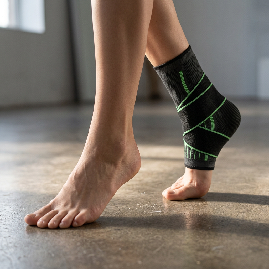 Fascifix Foot Compression Sleeve - Figure-8 AnchorLock Arch & Ankle Support