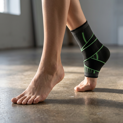 Fascifix Foot Compression Sleeve - Figure-8 AnchorLock Arch & Ankle Support