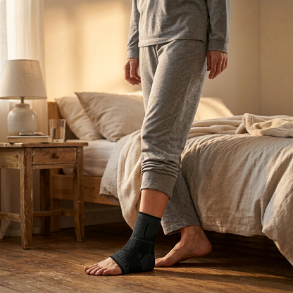 Fascifix Foot Compression Sleeve - Figure-8 AnchorLock Arch & Ankle Support