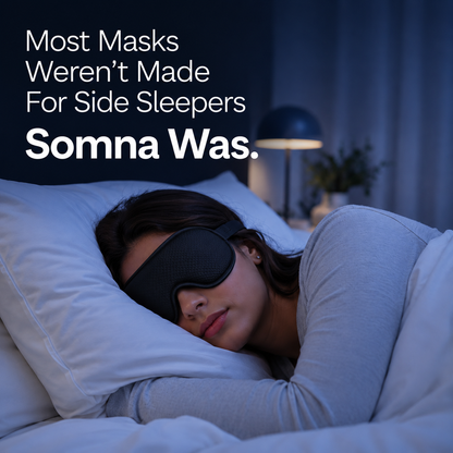 Sleep Mask ,Blackout Eye Masks for Sleep - 3D Breathable Soft Comfortable Eye Mask for Sleeping- Adjustable  Night Masks