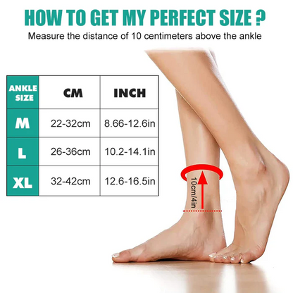 Fascifix Foot Compression Sleeve - Figure-8 AnchorLock Arch & Ankle Support